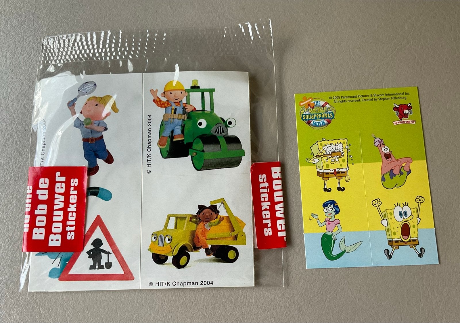 Bob de Bouwer & SpongeBob SquarePants stickers, Ophalen of Verzenden, Nieuw, Strip of Tekenfilm