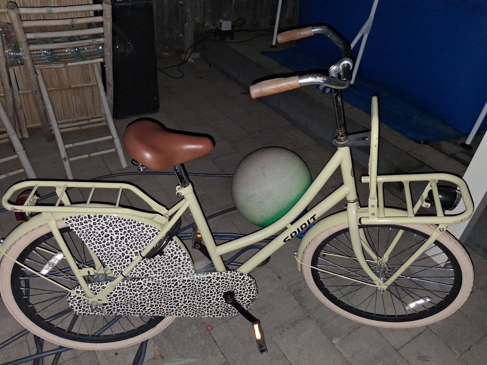 Spirit transportfiets met voordrager en achterdrager, Overige merken, Terugtraprem, Gebruikt, Versnellingen
