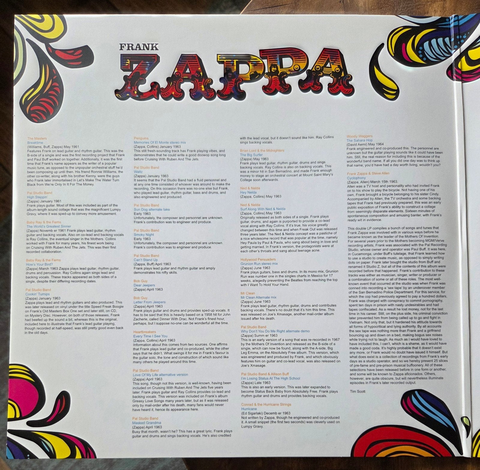Foto 4 van Frank Zappa "Masked Turnip Cyclophony"