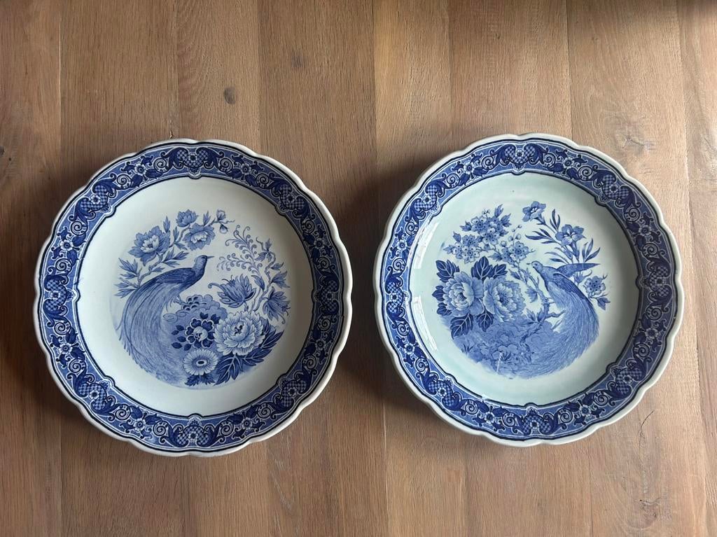 Set delfts blauwe wandborden, Ophalen of Verzenden