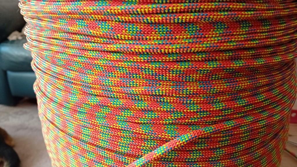 Bont gekleurd polyester koord 5mm, Info@alletouw.nl, Nieuw, Ophalen of Verzenden, Trekwei 13