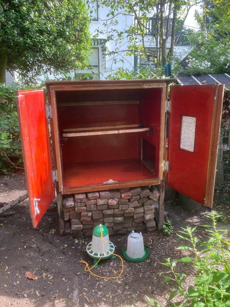 Kippen nachthok, Ophalen, Gebruikt, Kippenhok of Kippenren