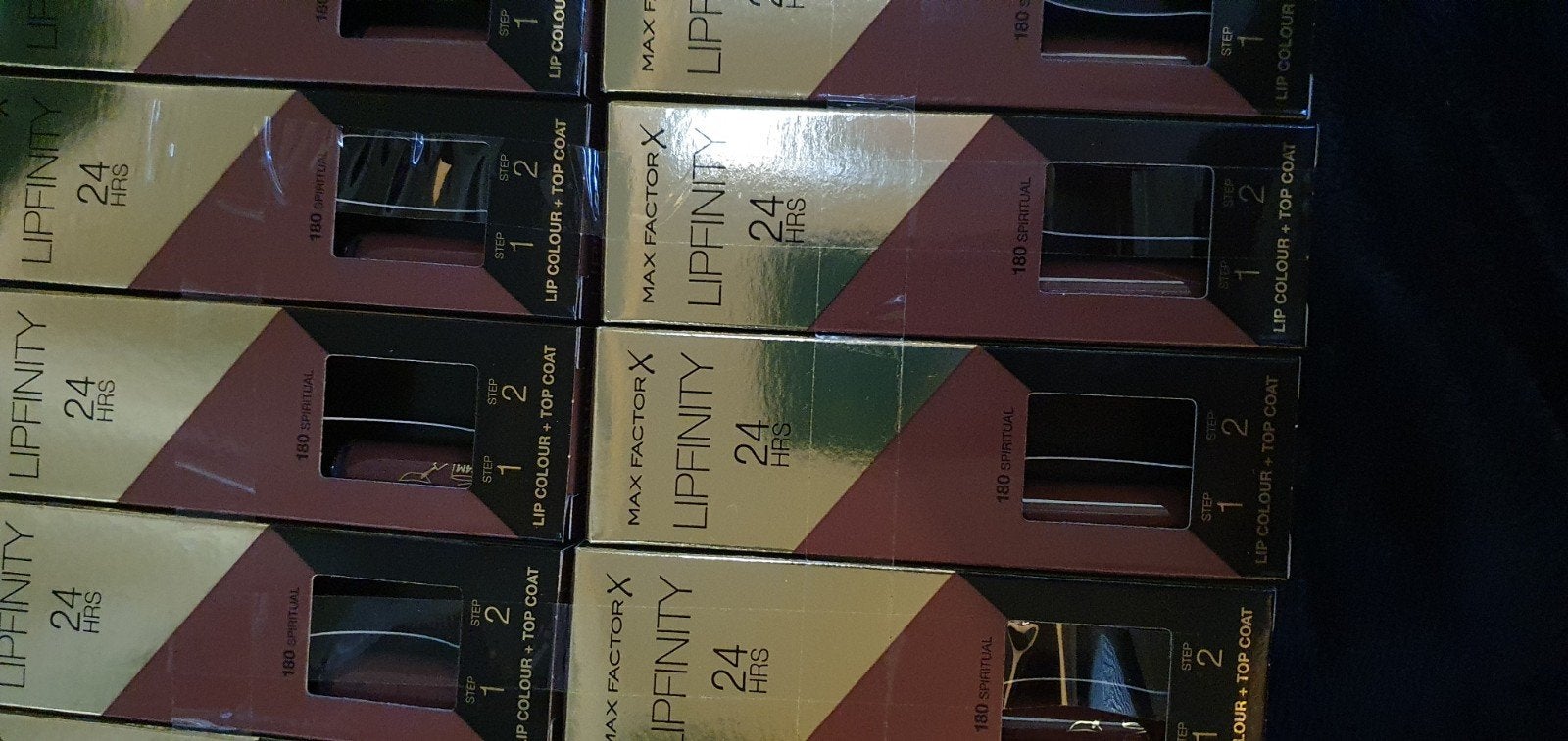 10 stuks Maxfactor lipfinity zonder topcoat nr 180, Verzenden, Nieuw, Overige kleuren, Lippen