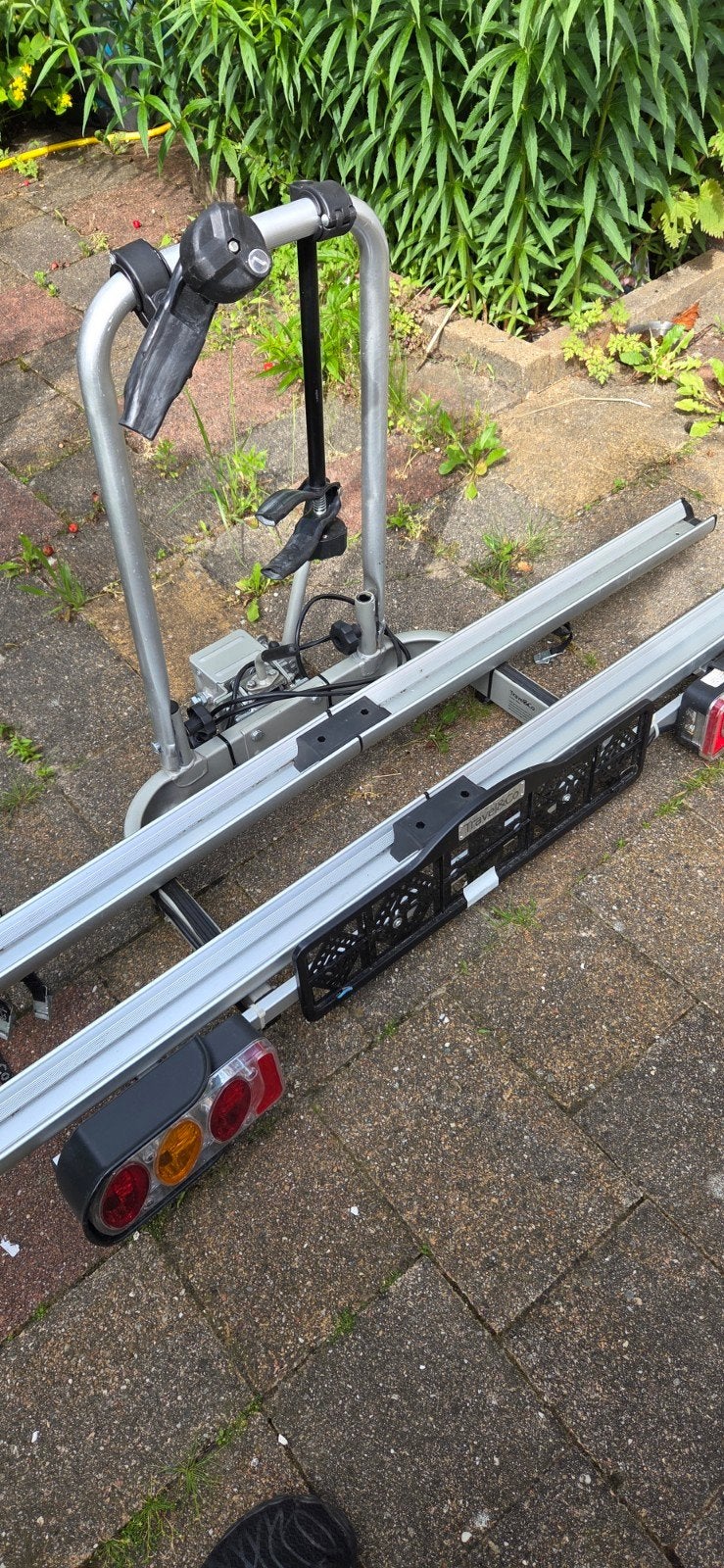 Fietsendrager voor elektrische fietsen - Travel&Co, Gebruikt, Ophalen of Verzenden, 2 fietsen, Trekhaakdrager