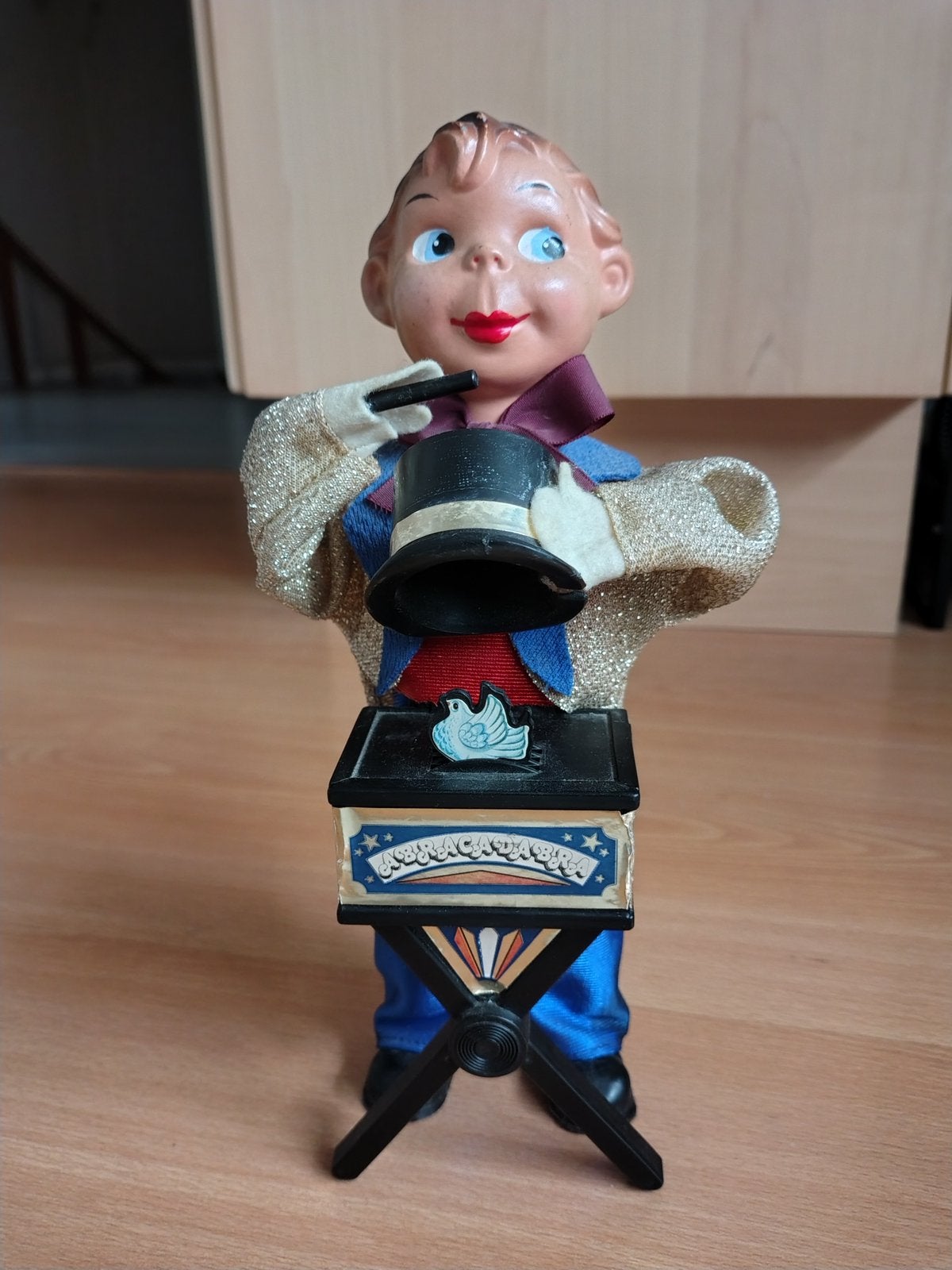 Vintage opwindbare goochelaar., Ophalen of Verzenden, Zo goed als nieuw
