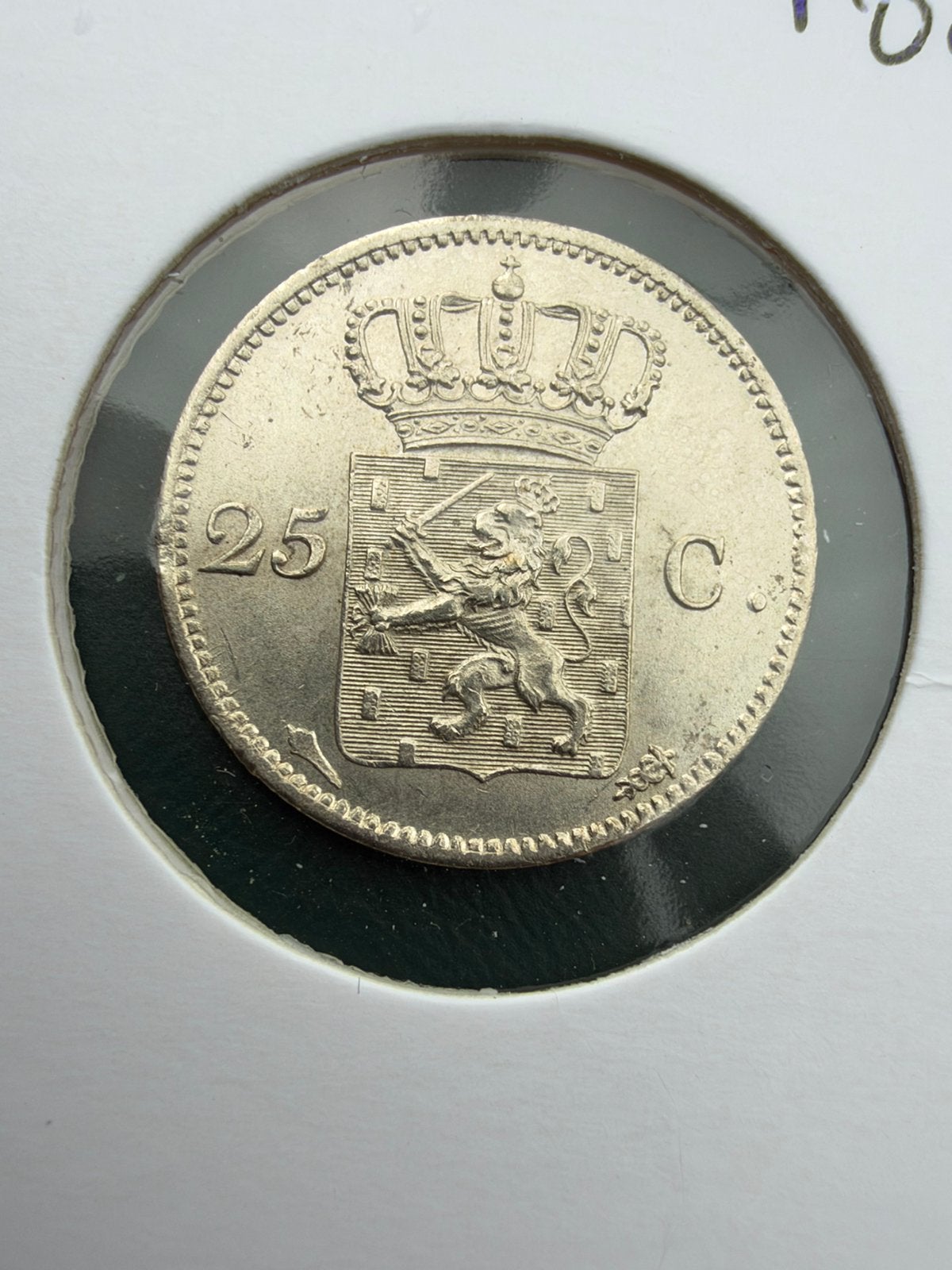 Kwartje Willem I 1826 unc, Zilver, 25 cent, Ophalen of Verzenden, Koning Willem I