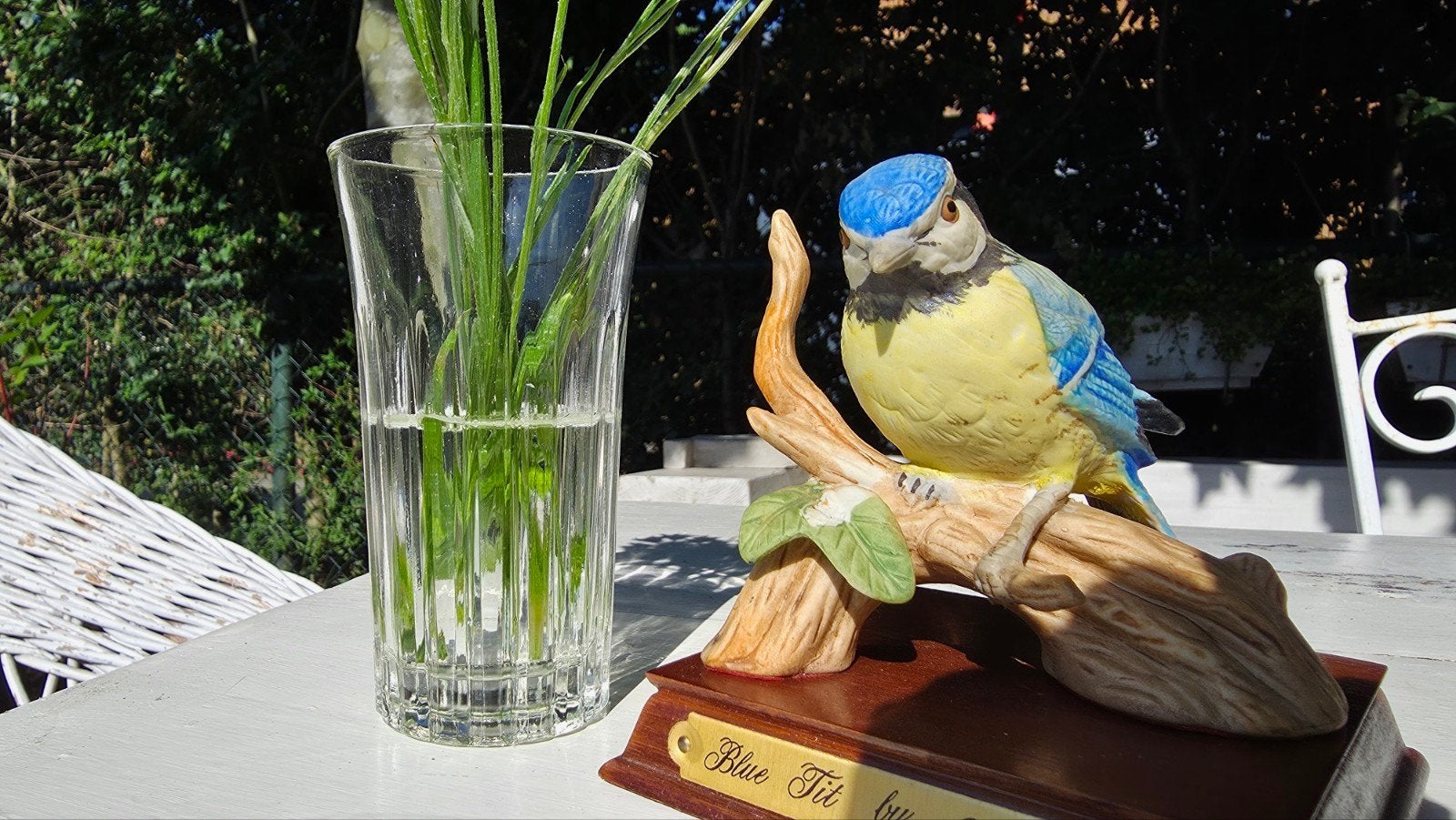 Vintage Pimpelmees porseleinen beeldje van Leonardo, Ophalen of Verzenden, Zo goed als nieuw, Dier