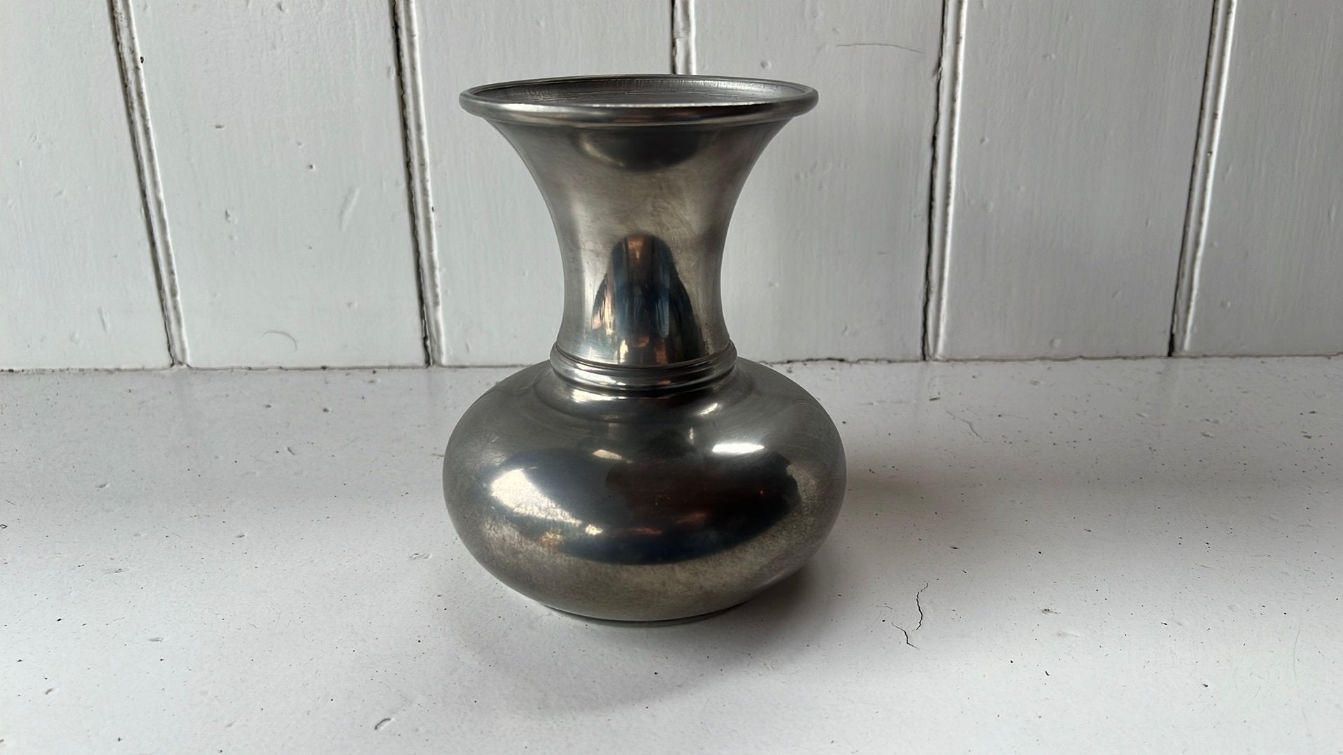 Tinnen Vaas 94 % tin, Antiek en Kunst, Ophalen of Verzenden