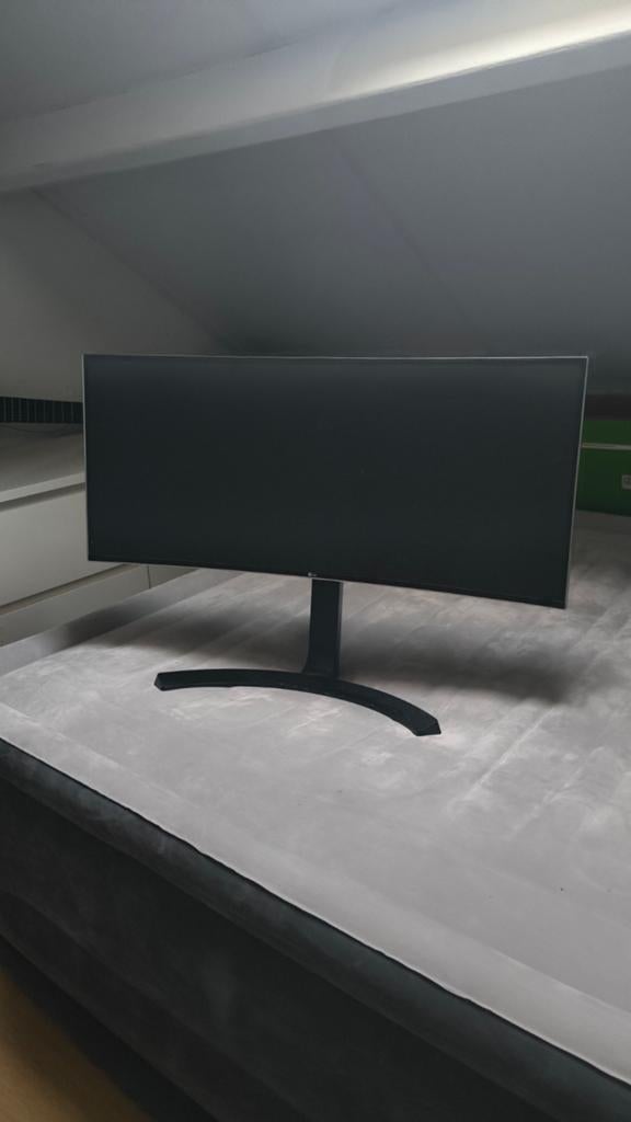 LG monitor 32" model LG 34uc88-b, IPS, Ultrawide, Ophalen of Verzenden, Zo goed als nieuw