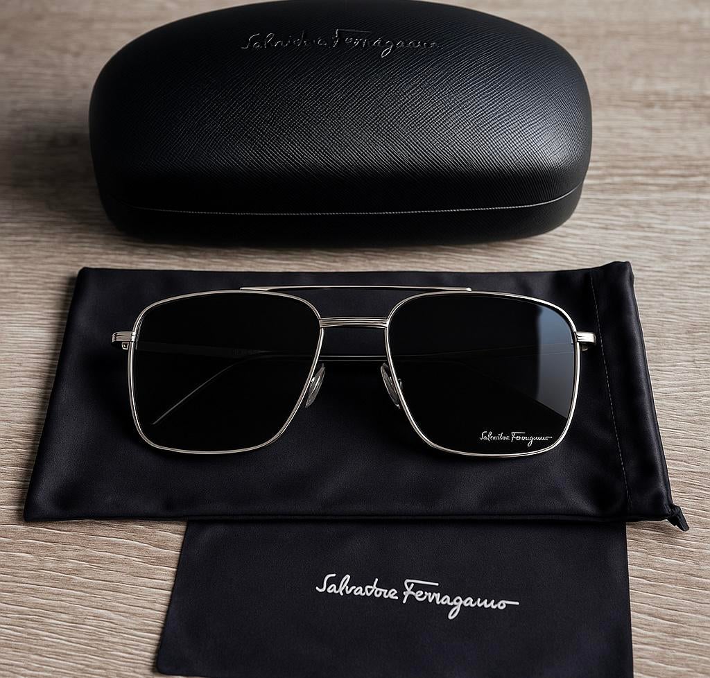 Salvatore Ferragamo zonnebril, Overige merken, Zonnebril, Zwart, Ophalen of Verzenden