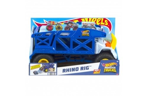 Hotwheels: Monster Trucks: Monster Mover Rhino Rig, ., Nieuw, Ophalen of Verzenden, .