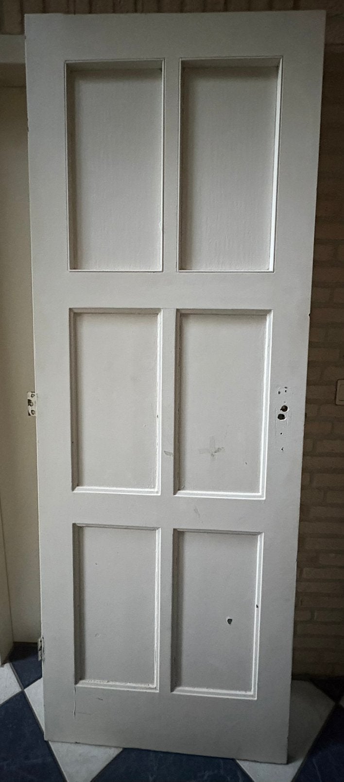Antieke paneeldeur, Ophalen, Gebruikt, Minder dan 80 cm, Binnendeur