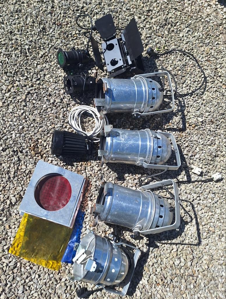 Diverse spots met toebehoren, Ophalen of Verzenden, Gebruikt, Metaal of Aluminium