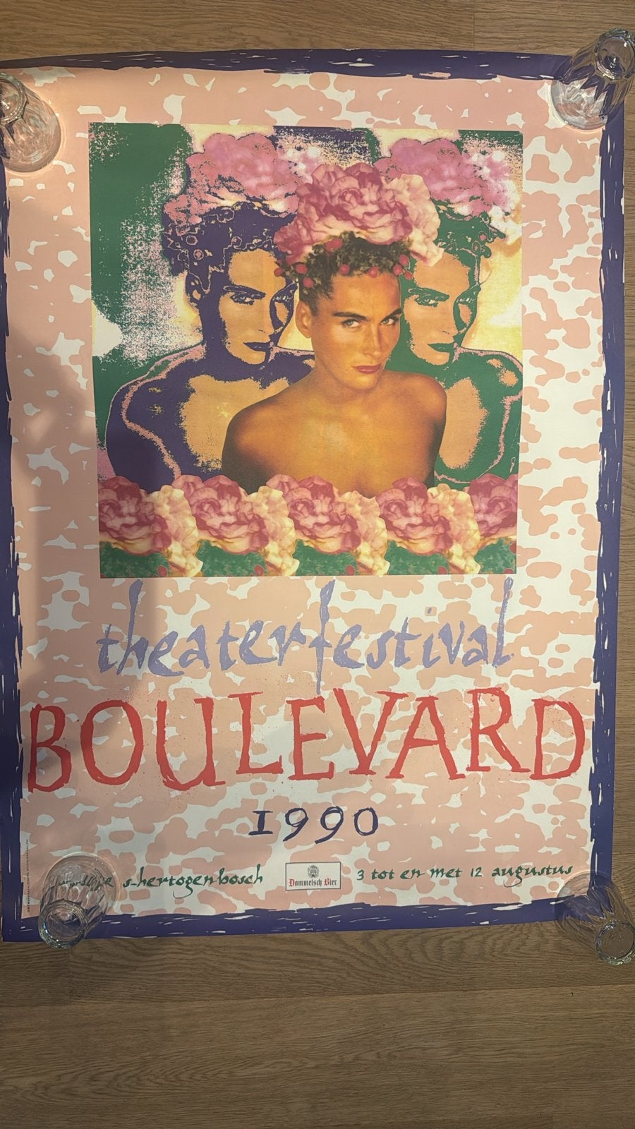 Vintage Theaterfestival Boulevard Posters - Diverse Jaren, Ophalen of Verzenden, A1 t/m A3, Overige onderwerpen, Rechthoekig Staand