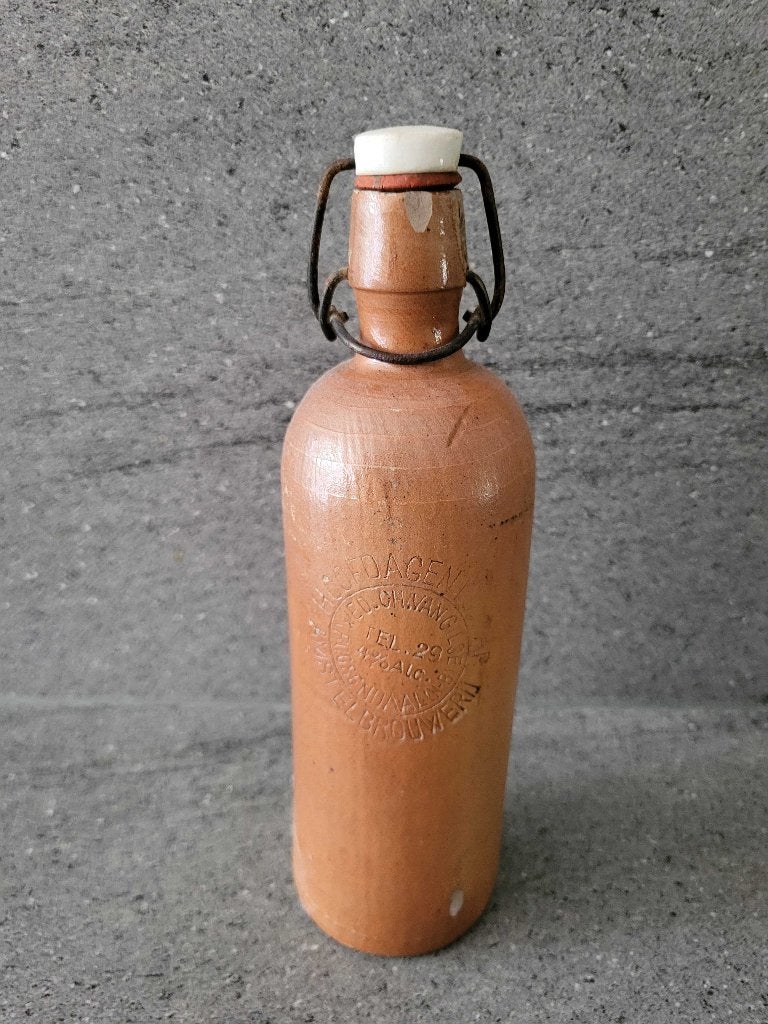 AMSTEL Bierkruik met beugel uit Noord Brabant ZELDZAAM, Antiek en Kunst, Ophalen of Verzenden