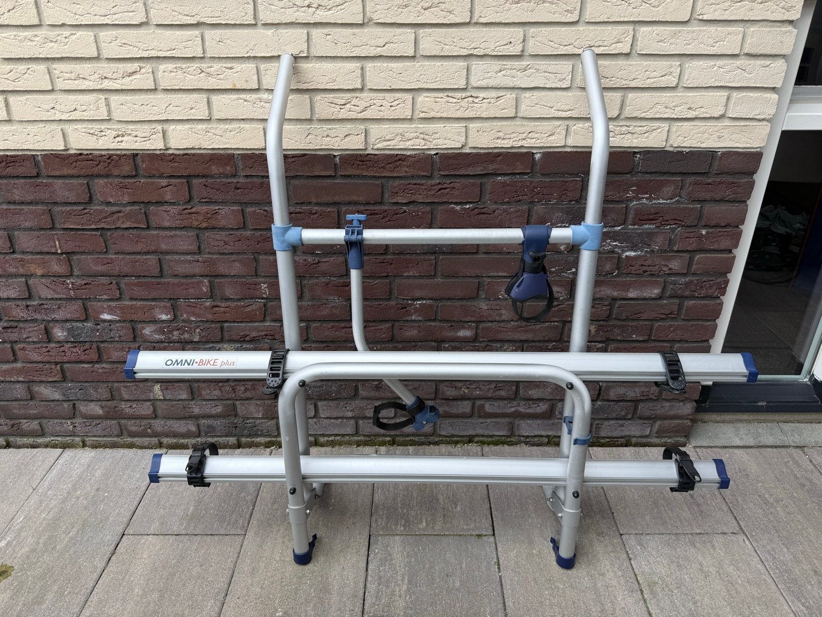 GRATIS!! OMNI-BIKE plus fietsendrager voor 2 fietsen caravan, Ophalen, 2 fietsen, Gebruikt, Achterklepdrager
