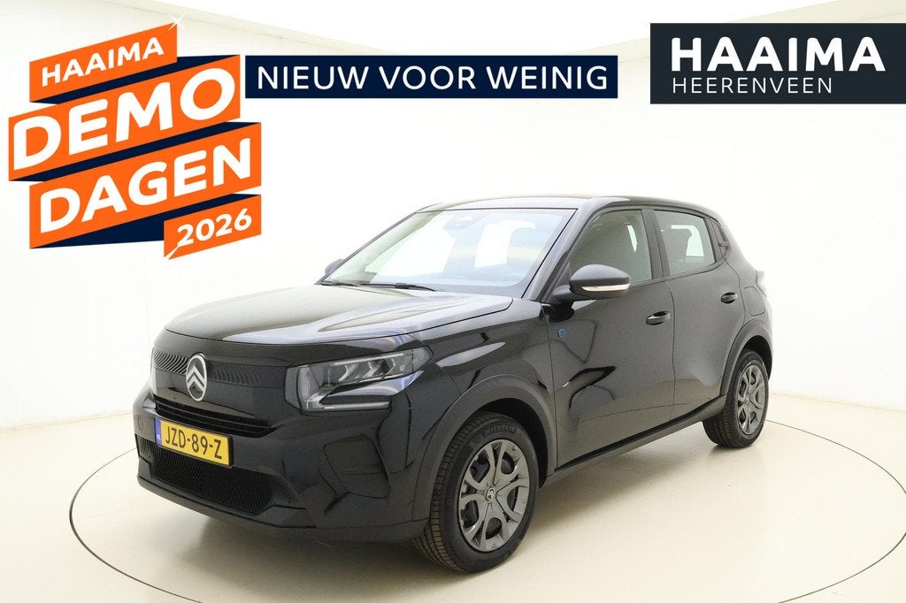 Citroen Ë-C3 You 113pk Comfort Range 44 kWh | Airco | Cruis, Auto's, Citroën, Stof, 310 km, Origineel Nederlands, 550 kg