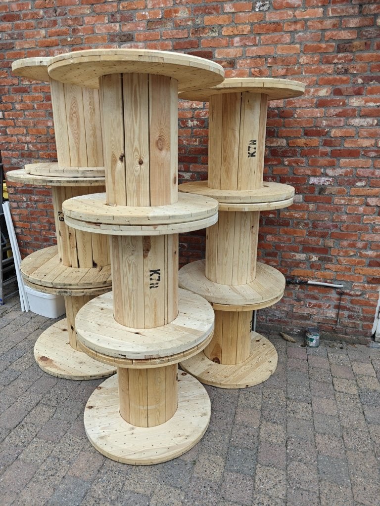 Houten haspels, Doe-het-zelf en Verbouw, Hout en Planken, Ophalen, Overige typen, Zo goed als nieuw, 50 mm of meer