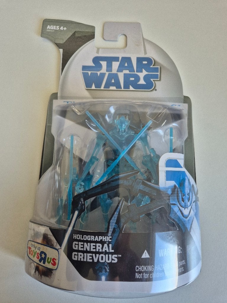 Star Wars CW 2008 Holographic General Grievous TRU xclusive, Ophalen of Verzenden, Nieuw, Actiefiguurtje