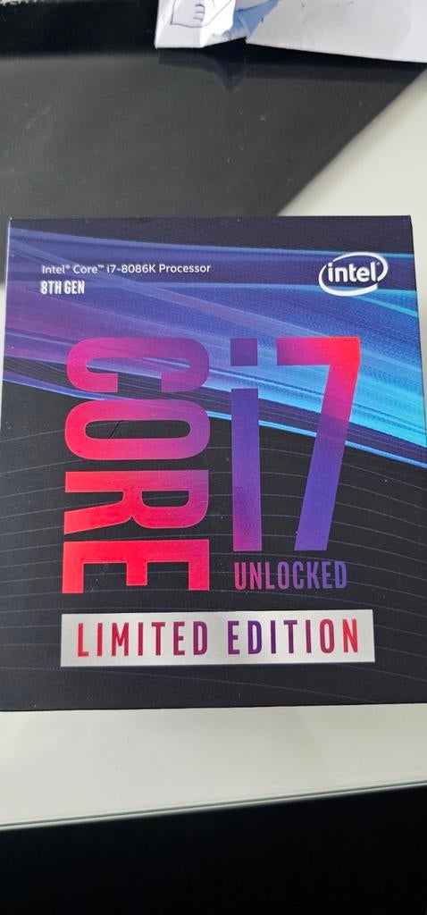 Intel Core i7 8086K, Computers en Software, Processors, 6-core, LGA 1151, Gebruikt, Ophalen of Verzenden