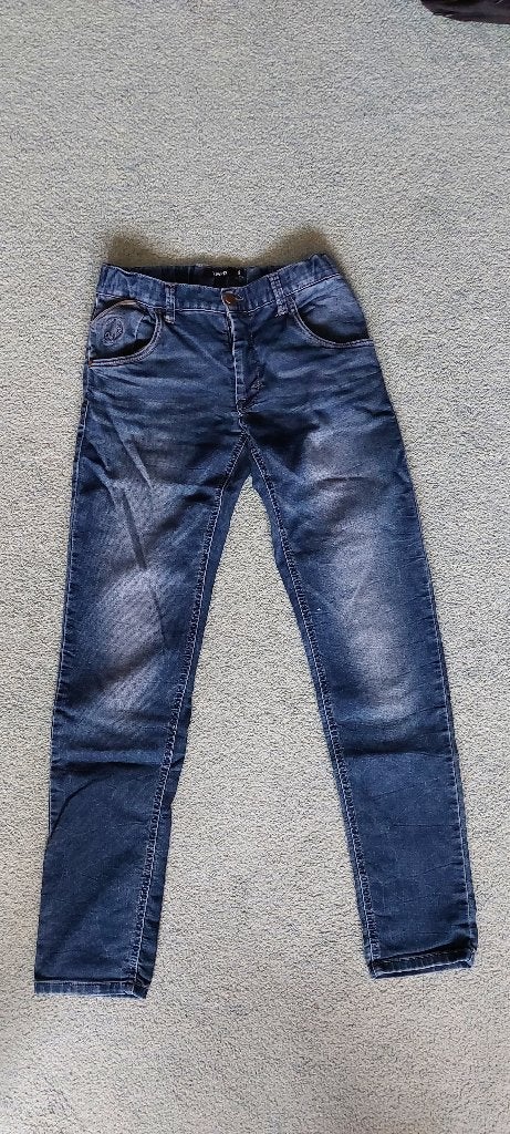 LMTD blauwe jeans maat 170 spijkerbroek broek, Kinderen en Baby's, Broek, Ophalen of Verzenden, Jongen, Gebruikt
