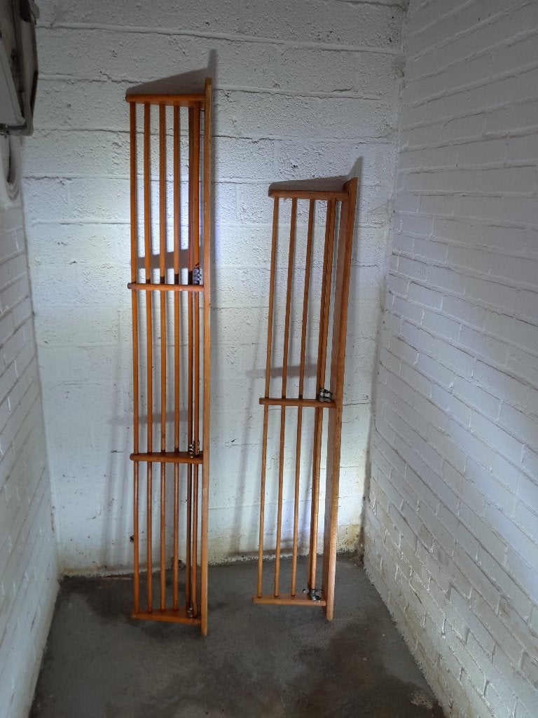 Piet Zwart Bruynzeel pannenrek 2x 150 & 175cm, Ophalen