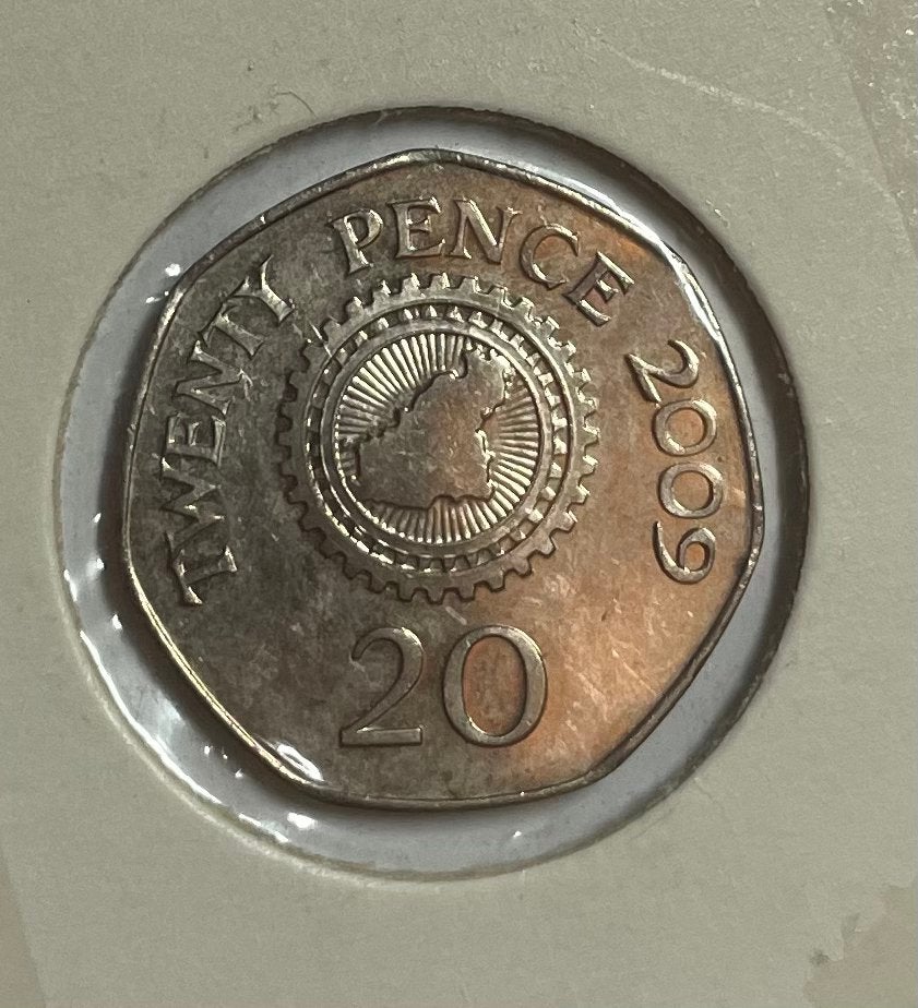20 pence Guernsey 2009, Postzegels en Munten, Ophalen of Verzenden, Overige landen