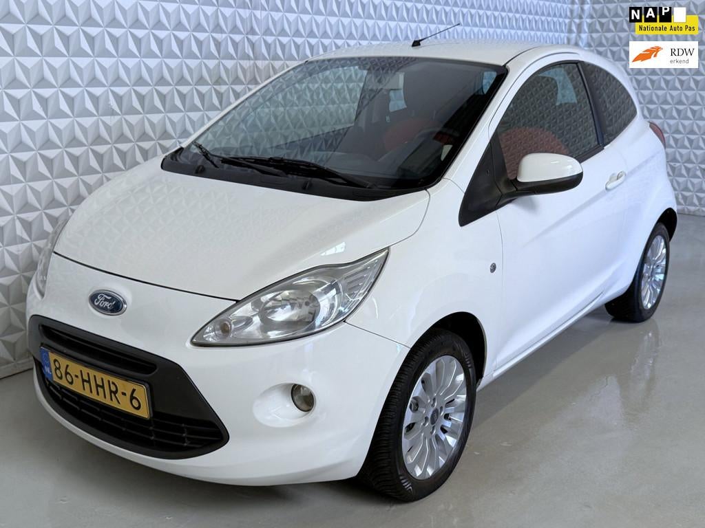 Ford Ka 1.2 Titanium Airco Sportvelgen / 133.000km (2008), Auto's, Ford, Bedrijf, Te koop, Ka, ABS, Airbags, Airconditioning, Boordcomputer