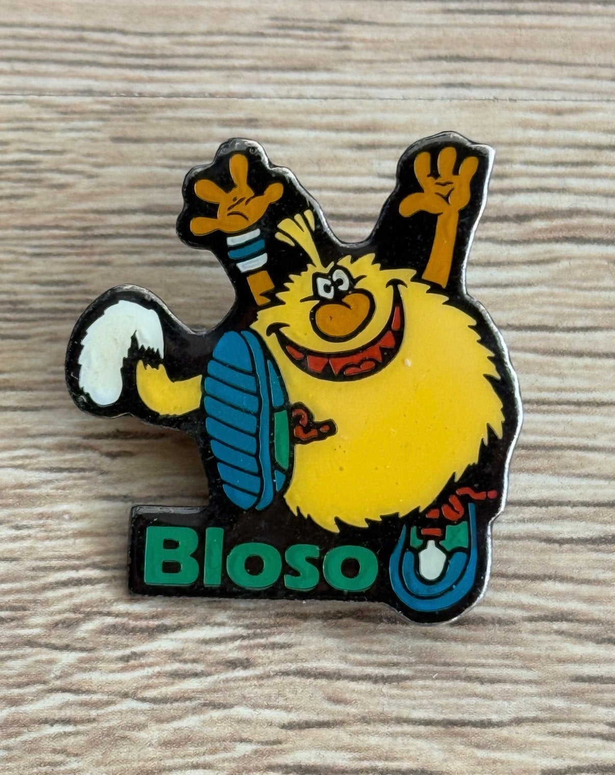 Bloso Vintage Pin, Verzamelen, Speldjes, Pins en Buttons, Ophalen of Verzenden, Gebruikt, Overige onderwerpen, Speldje of Pin