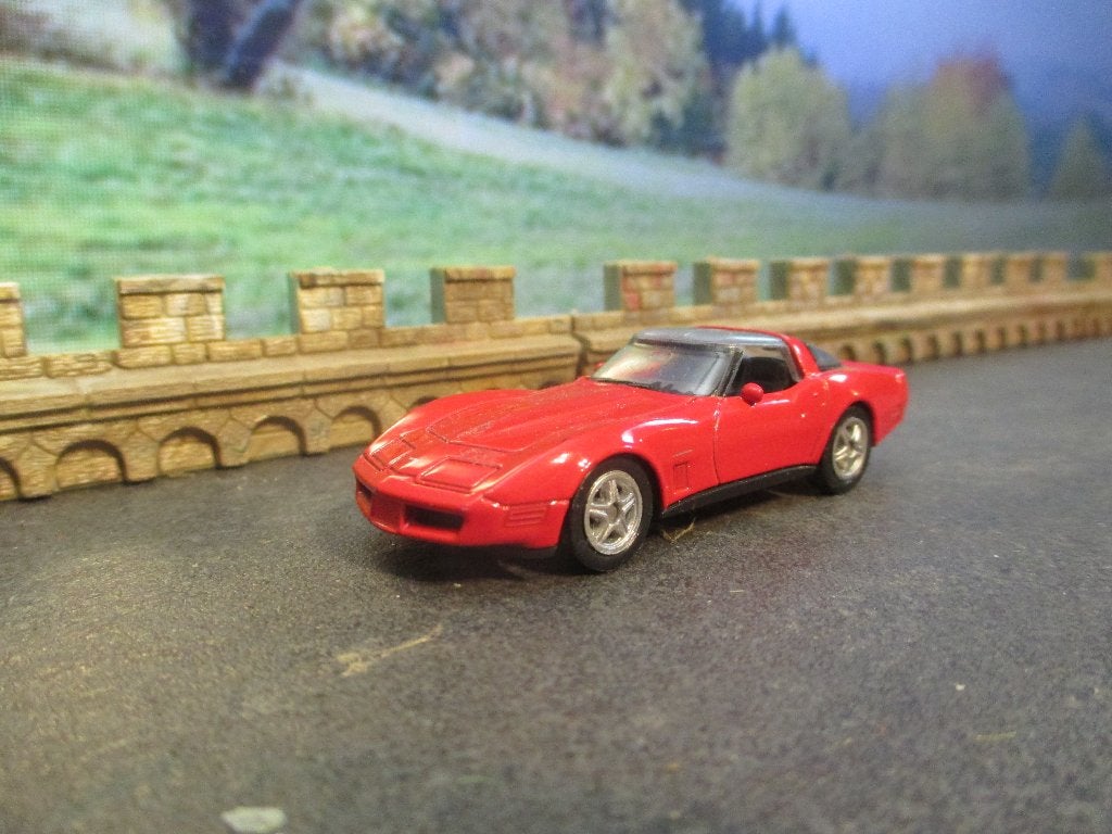 1:64 1979-1982 Chevrolet Corvette C3 T-Top - Welly, Ophalen of Verzenden, Gebruikt, Auto