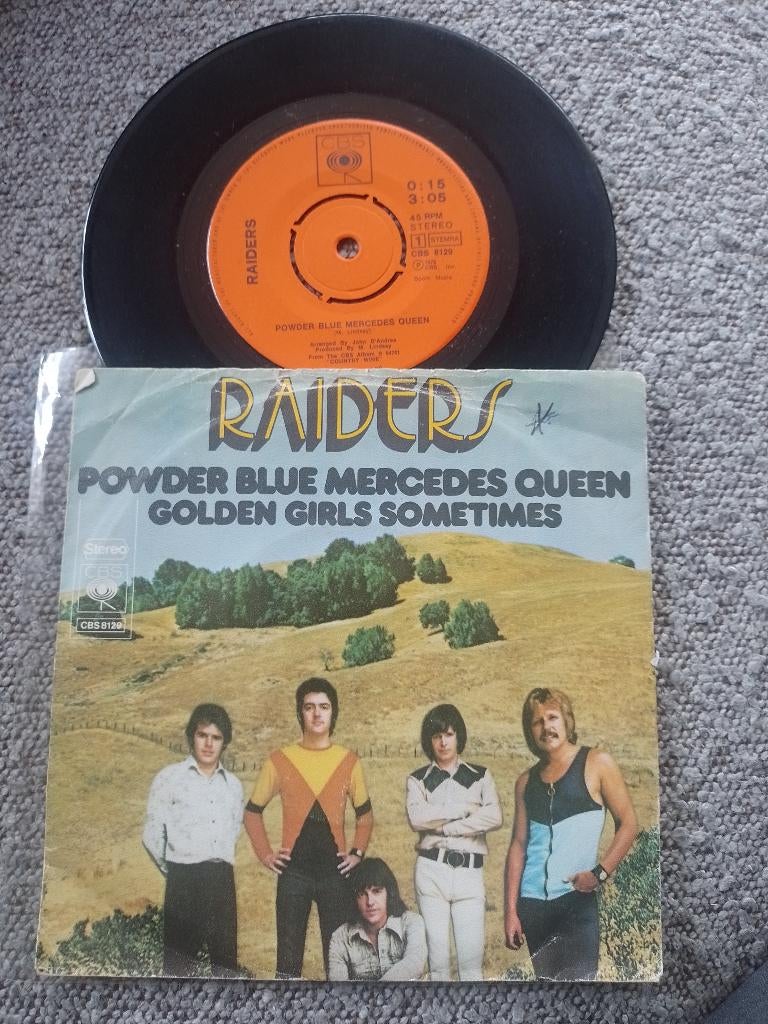Raiders - Powder Blue Mercedes Queen, Gebruikt, 7 inch, Single, Ophalen of Verzenden