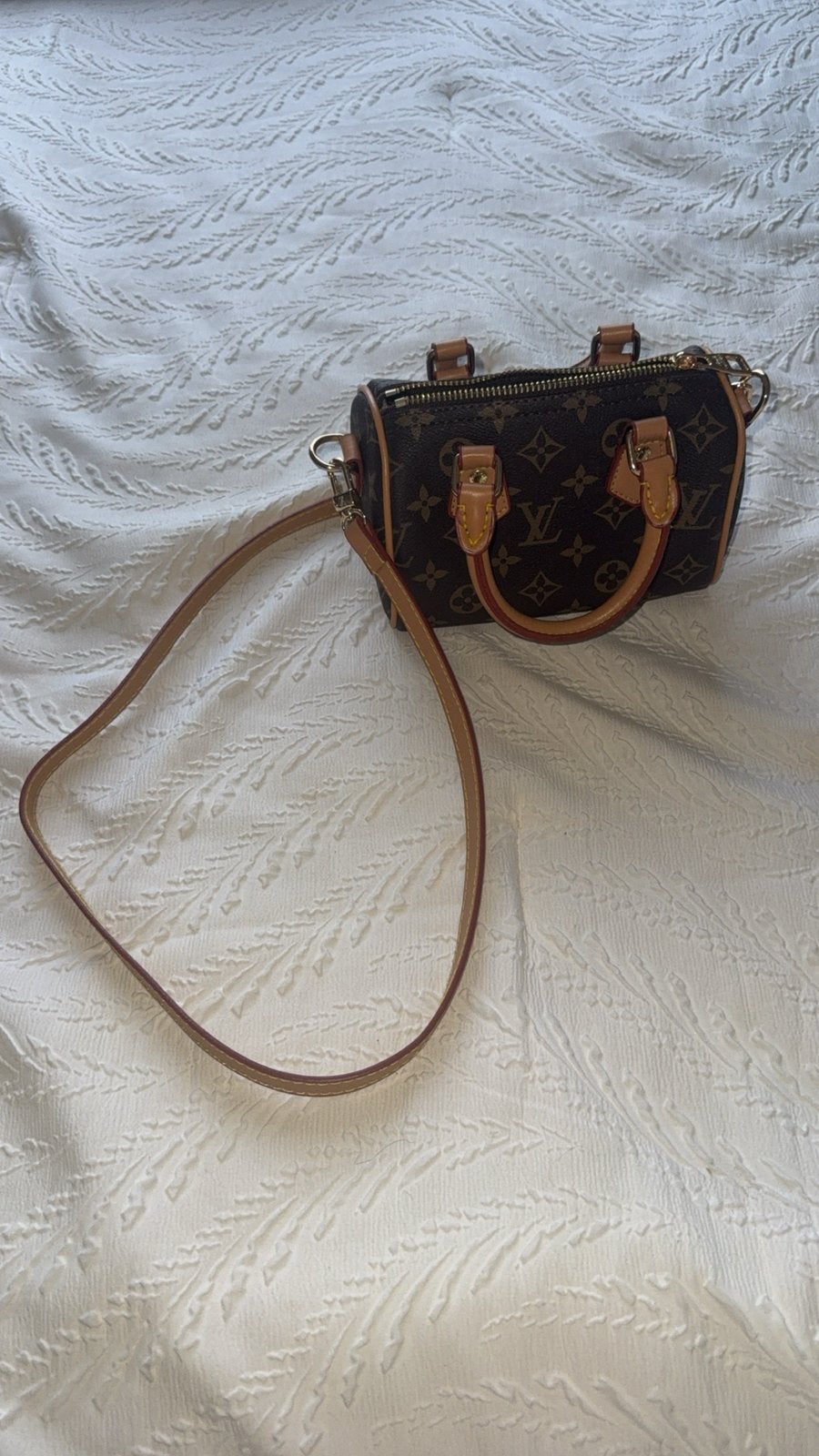 Louis Vuitton Speedy, Ophalen, Zo goed als nieuw, Bruin, Overige typen