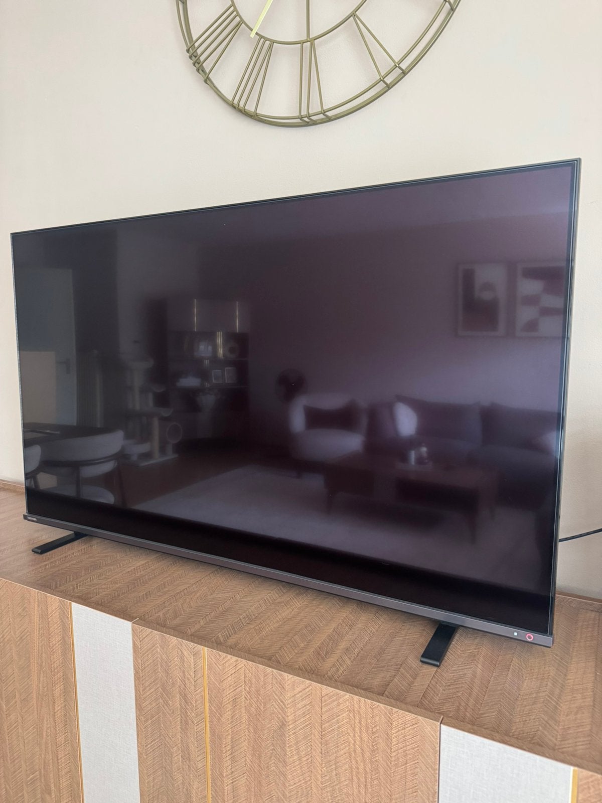 Toshiba 55 inch 4K Smart TV –55QA4C63DG – In nette staat, Ophalen, Zo goed als nieuw
