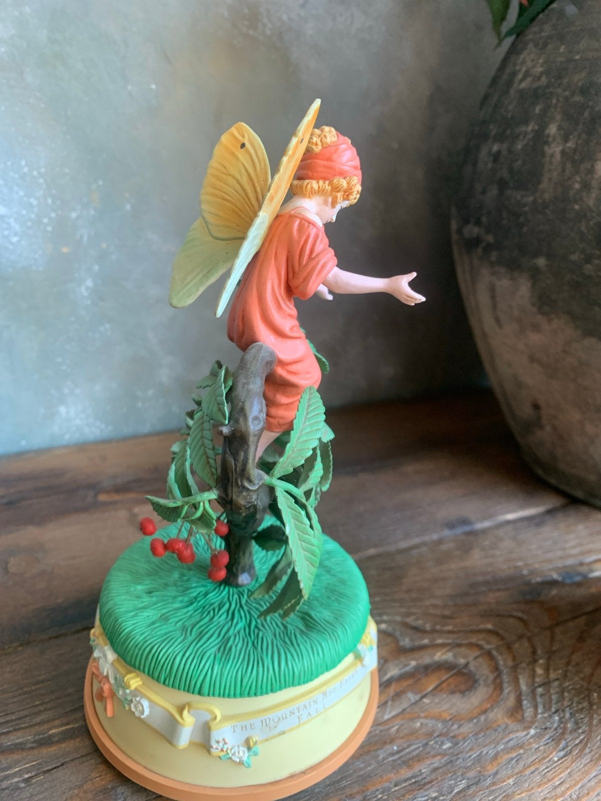 Vintage Fairytale Muziekdoosje - De Mountain Ash Fairy, Ophalen of Verzenden, Zo goed als nieuw, Fantasy