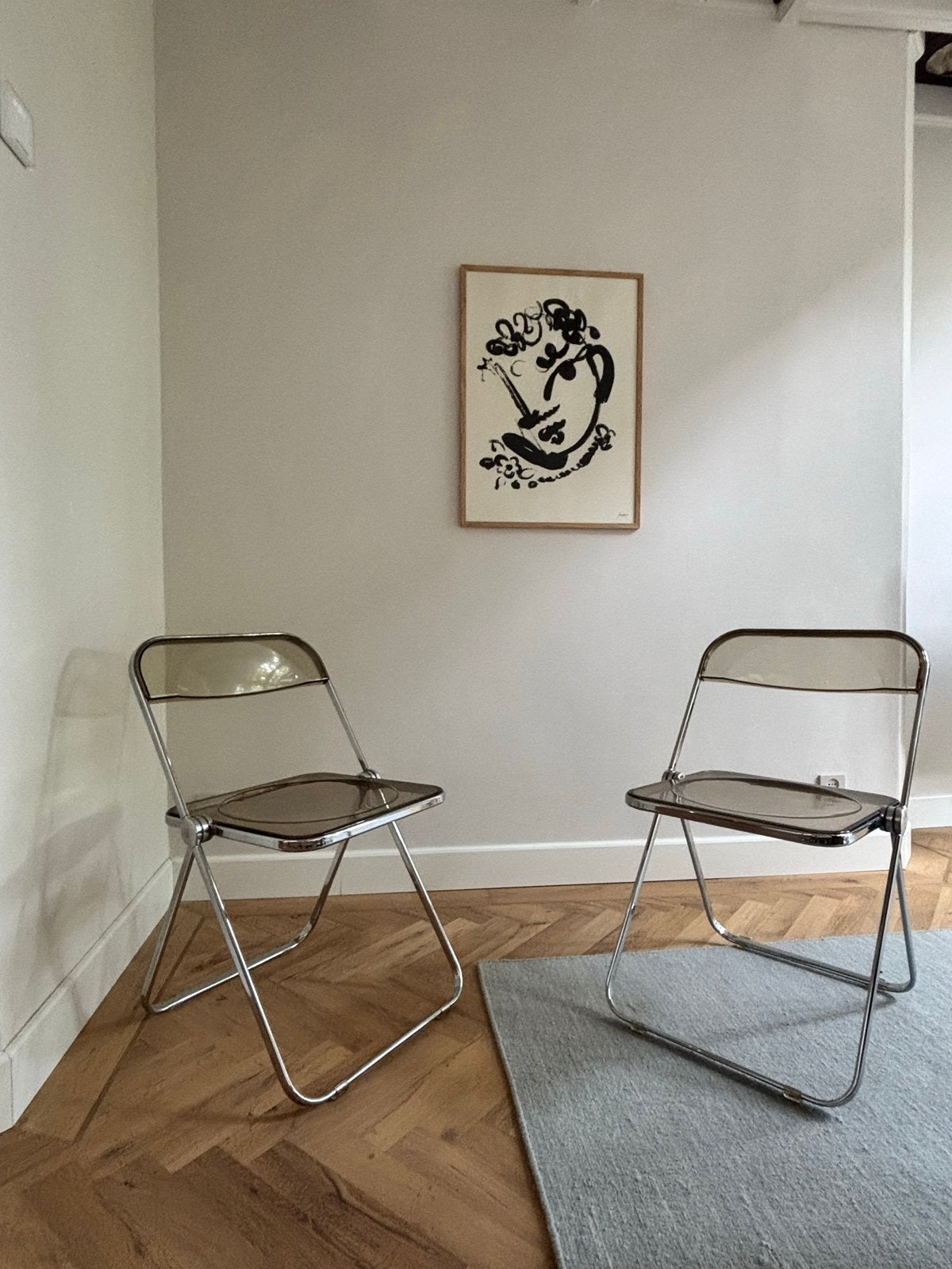 Plia chair 2x Castelli Anonima, Ophalen, Kunststof, Gebruikt, Twee