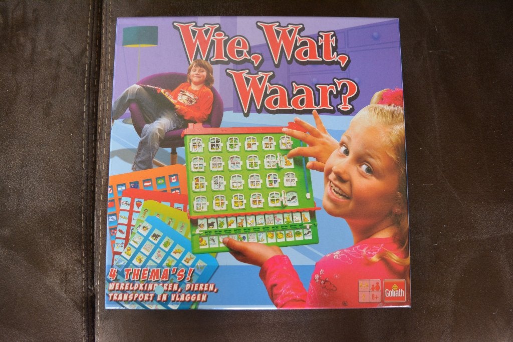 wie wat waar, Hobby en Vrije tijd, Gezelschapsspellen | Bordspellen, Ophalen of Verzenden, Gebruikt