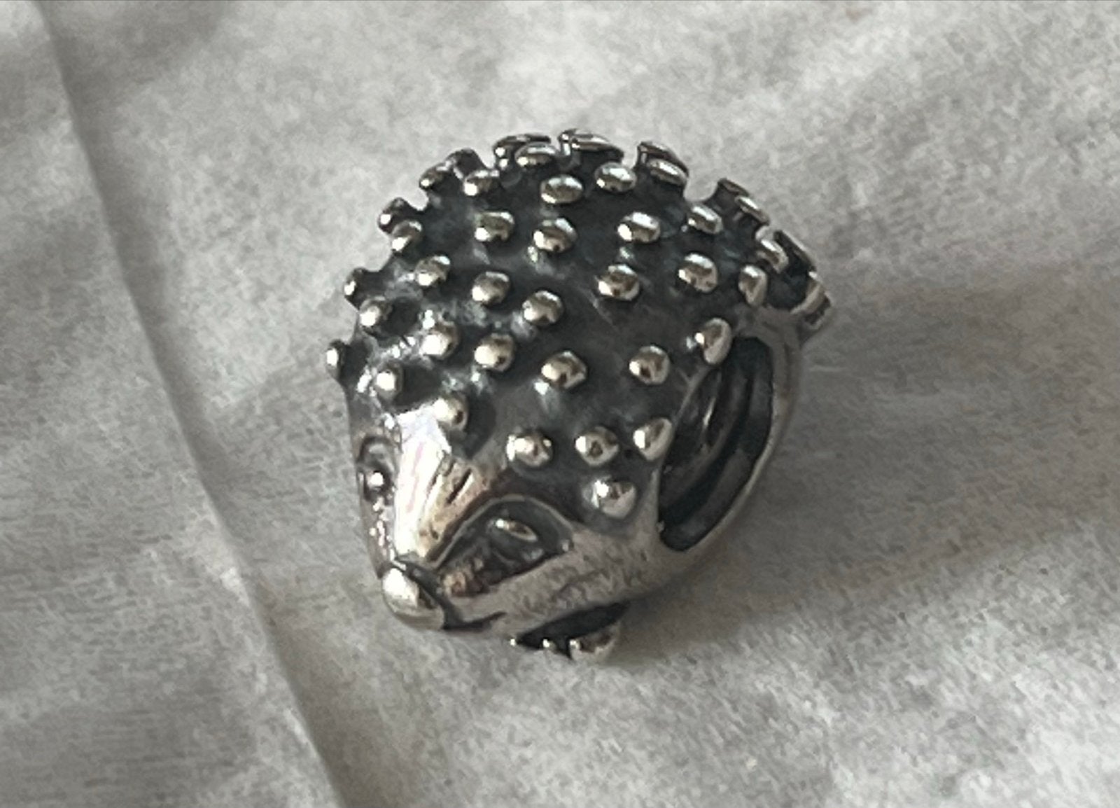 Pandora Egel Bedel 790333 - Retired 925 Zilver, Gebruikt, Pandora, Ophalen of Verzenden, 1 bedel