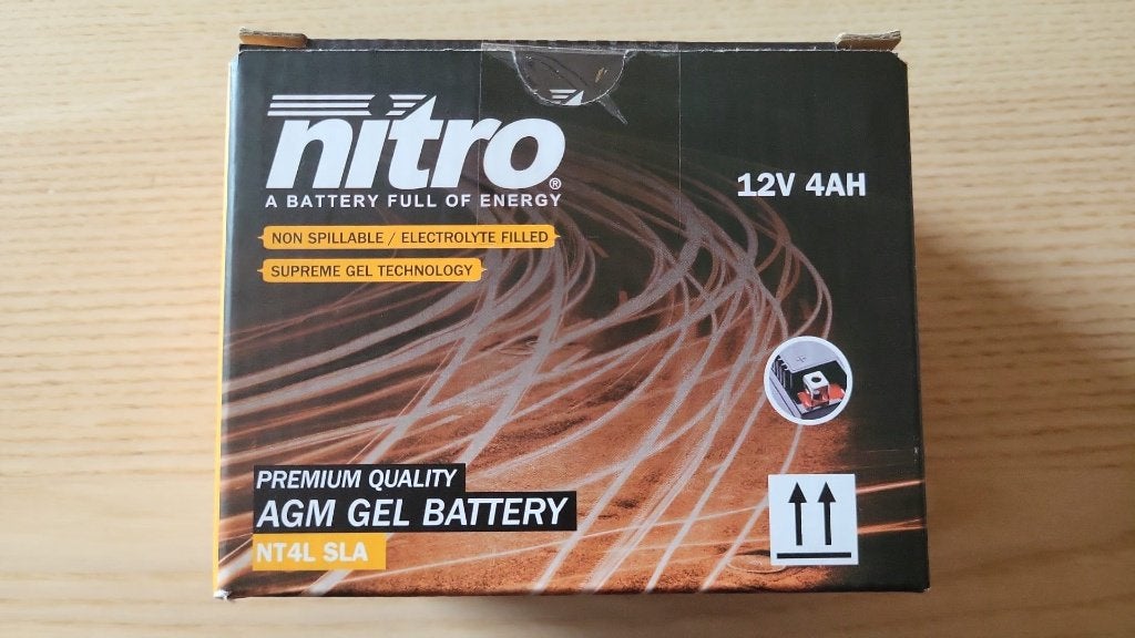 NITRO NT4L SLA AGM Gel accu 12V 4Ah – nieuw/ongebruikt, Auto-onderdelen, Nieuw