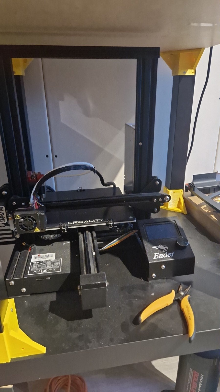 Creality Ender 3 Pro 3D-printer met auto-leveling sensor, Ophalen, Zo goed als nieuw, Filament, Creality