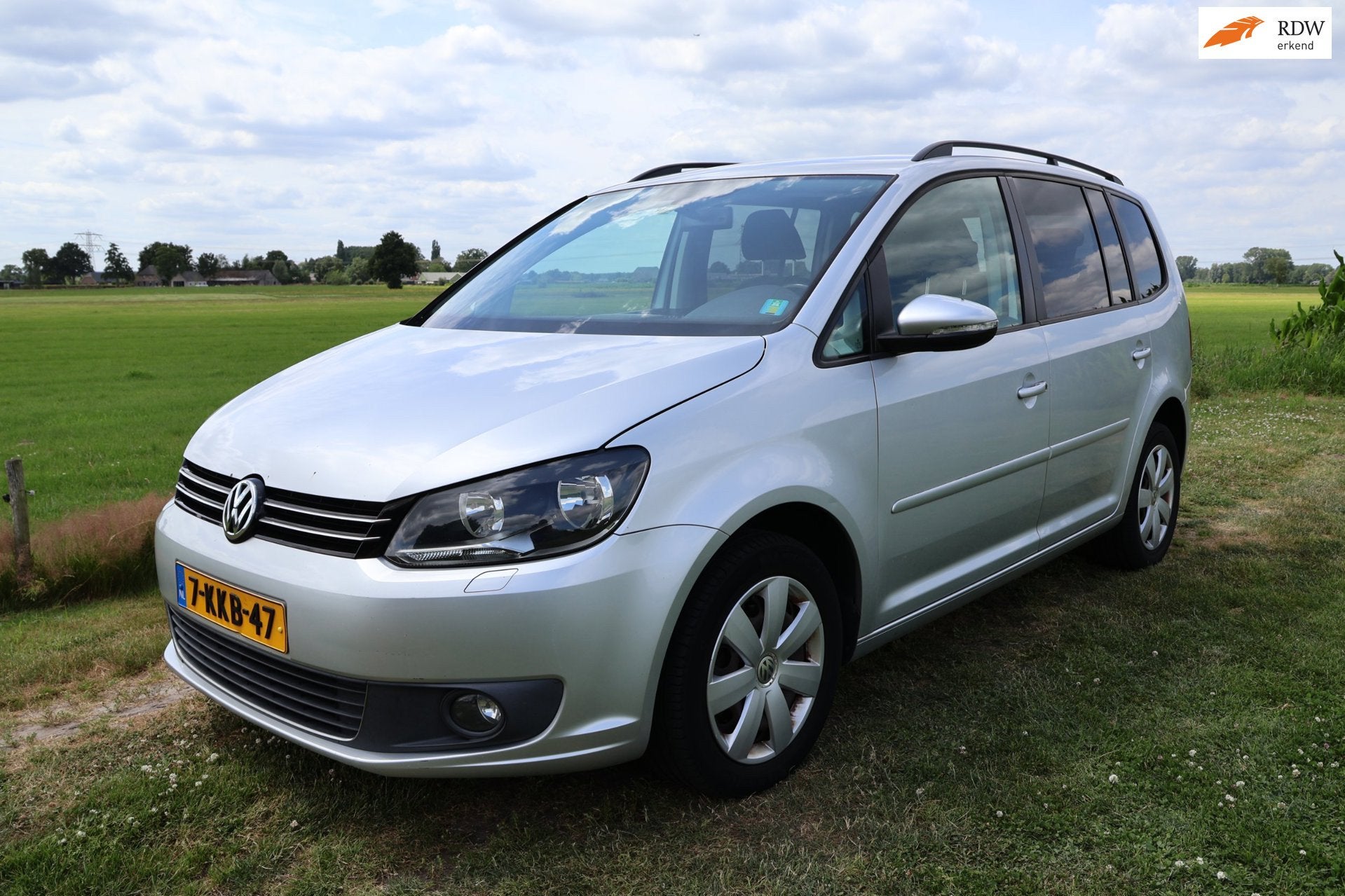 Volkswagen Touran 1.6 TDI Comfortline BlueMotion|Airco|Stoel, Auto's, Voorwielaandrijving, Euro 5, Stof, Gebruikt