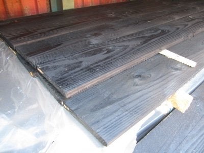 douglas planken zwart bekant 20 cm  breed, Minder dan 25 mm, Nieuw, Ophalen of Verzenden, Plank