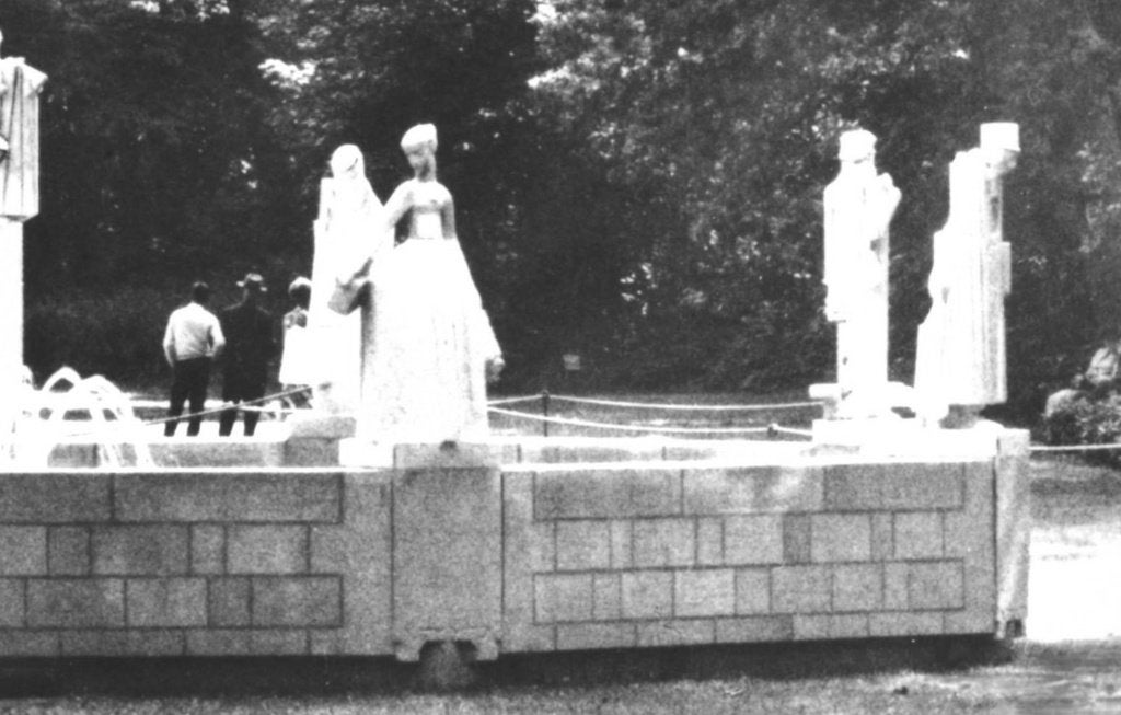 700209 Haarlem Hildebrand Monument 1967 Gelopen, Verzamelen, Ophalen of Verzenden, 1960 tot 1980, Gelopen, Noord-Holland