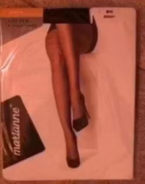 Marianne panty glanzend, Maat 36/38 (S), Verzenden, Zwart, Nieuw