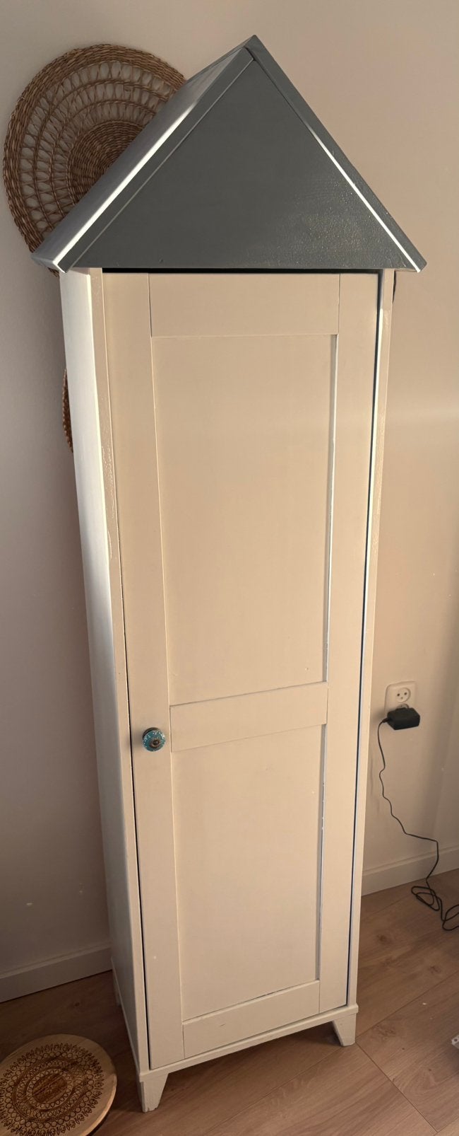 Houten kinderkast en opbergkist, Ophalen, Gebruikt, 105 cm of meer, Minder dan 50 cm