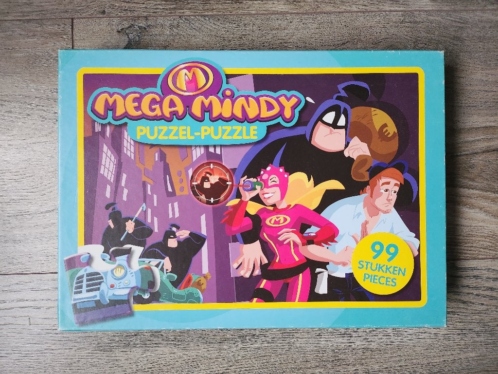 Mega Mindy Puzzel, Ophalen of Verzenden, Meer dan 50 stukjes, Gebruikt, 4 tot 6 jaar