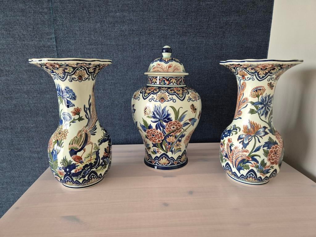 Vieux Rhodes Boch 3- delig kaststel, handgemaakt,  jaren 50/, Ophalen