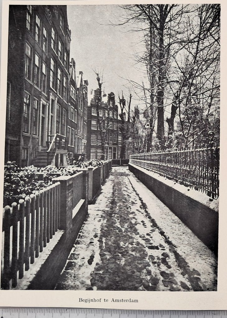 Amsterdam 1932, het Begijnhof, Verzenden, Voor 1940, Gebruikt, Overige onderwerpen