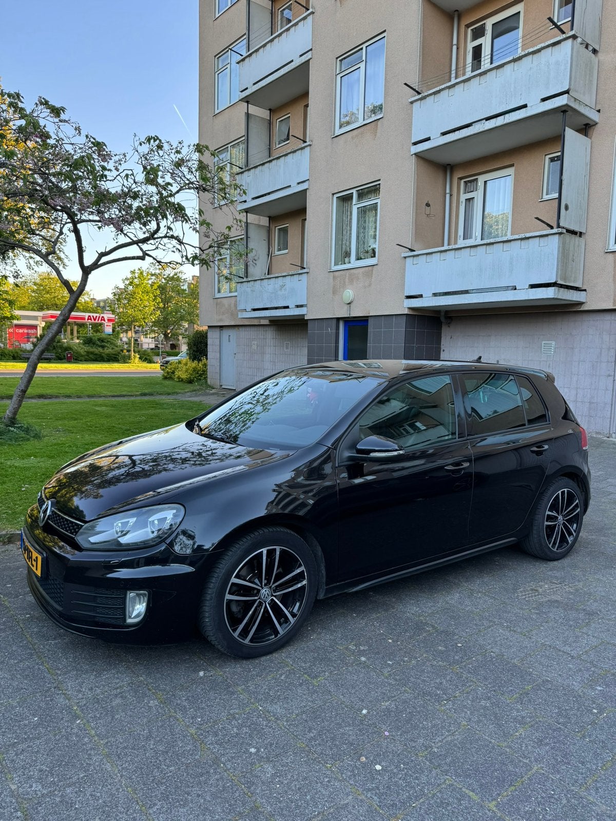 Volkswagen Golf Gtd Dsg Voloptie, Zwart, 4 cilinders, Zwart, Leder