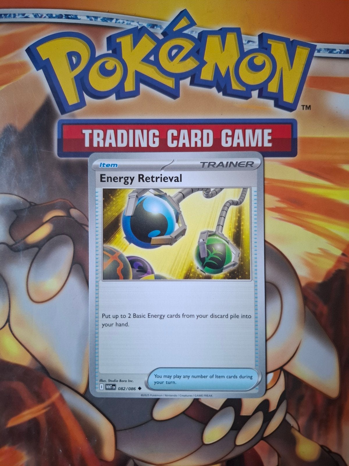 Energy retrieval 082/086 White Flare pokemon kaart nm, Ophalen of Verzenden, Zo goed als nieuw, Losse kaart