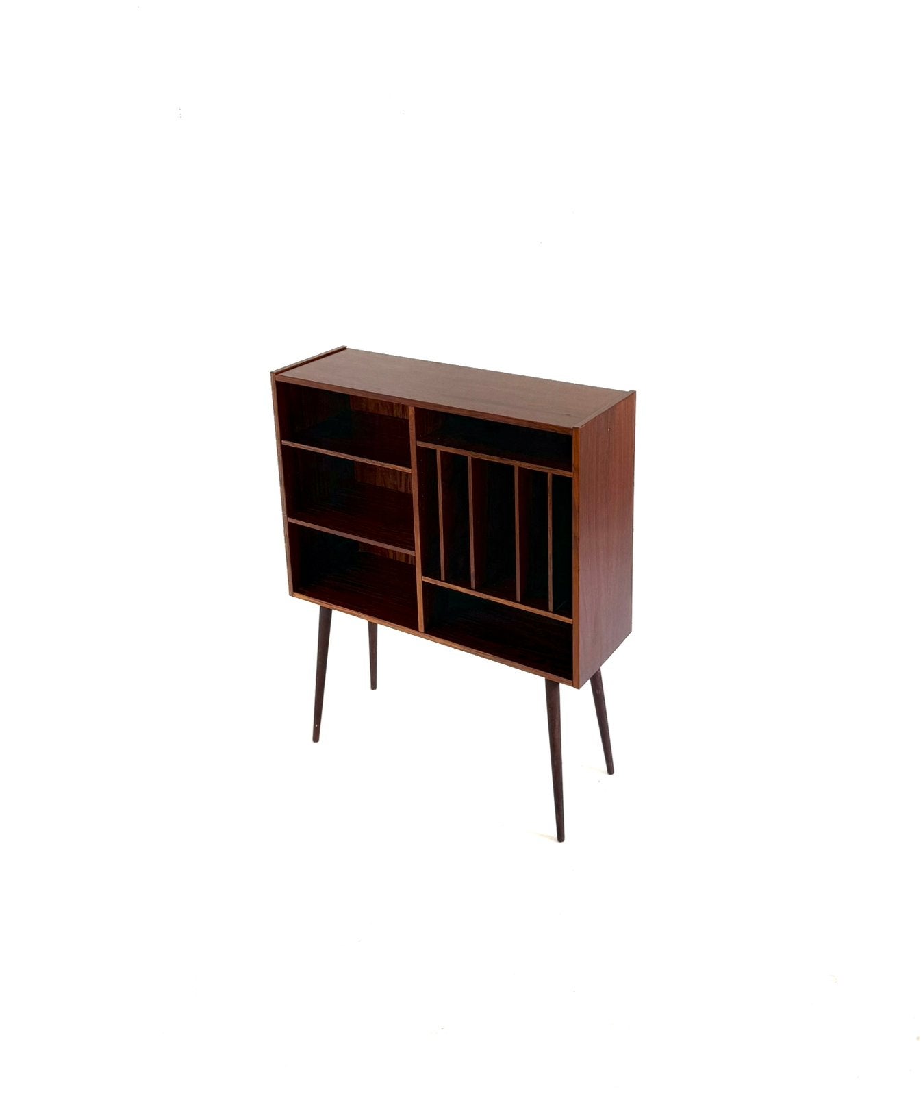 Vintage Deense LP-kast/boekenkast, Poul Hundevad ‘60, Met plank(en), Poul Hundevad, 100 tot 150 cm, Ophalen of Verzenden